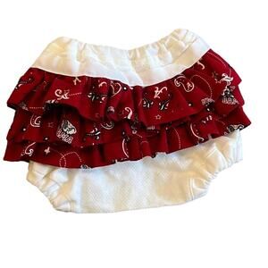 Alabama Ruffled Game Day Diaper Cover/baby Bloomers- Crimson Tide